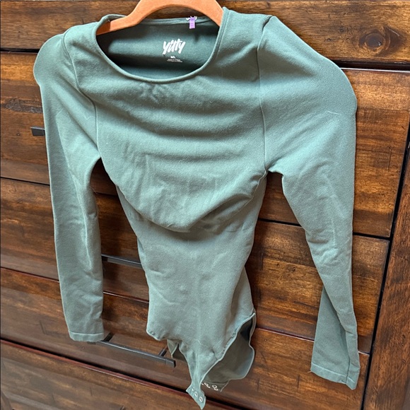 YITTY Shape Ware Green Women's Bodysuit - Picture 3 of 4